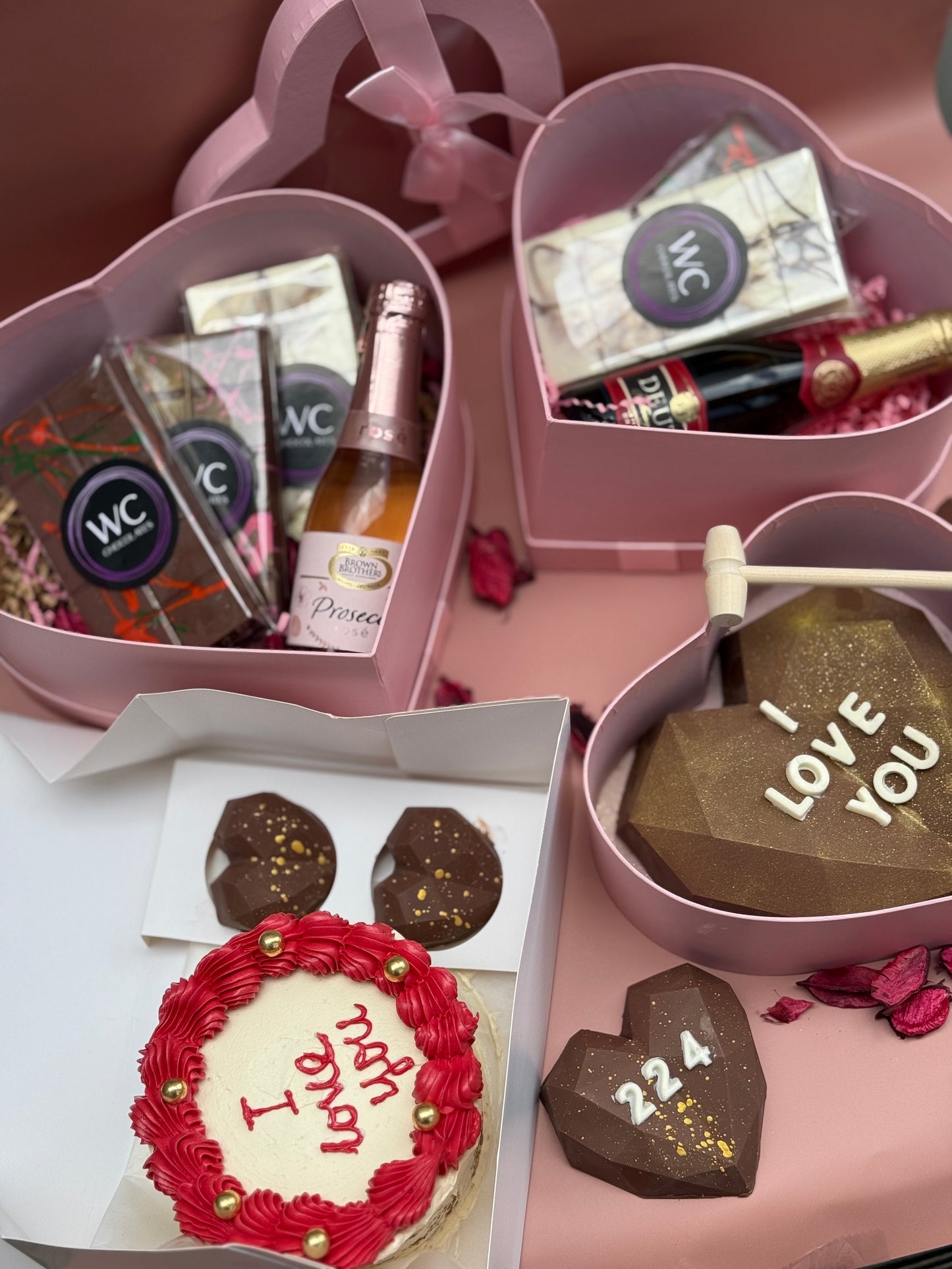 Cake and 2 Chocolates